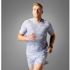 Purple Clothing adidas Own The Run T-shirt - Dash Grey/Violet Tone