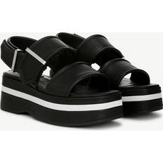 Franco Sarto Heeled Sandals Franco Sarto Women's Piper Platform Slingback Sandals - Black Faux Leather