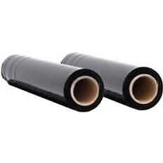 Sträckfilm vidaXL Sträckfilm 2 st Svart 23 μm 50 cm x 300 m
