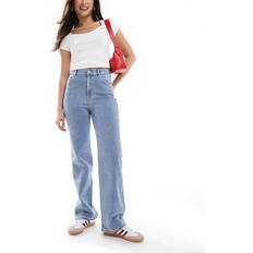 Dr. Denim Tøj Dr. Denim Moxy Jeans Med Lige Ben I Almindelig Lys Vask - Blå