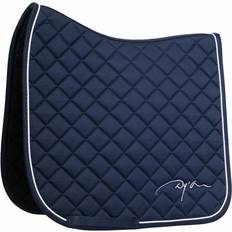 Dressage Saddle Pad Classic Horses Diamond - Bleu
