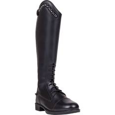 Black Horse Whips QHP Children's Wide Riding Boots Jaimy - Noir
