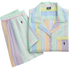 Polo Ralph Lauren Pyjamas Polo Ralph Lauren Hampton Short Sleeve Top & Shorts Pyjama Set - Coastal Stripe