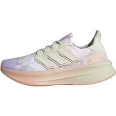 Women - Yellow Running Shoes adidas Ultraboost 5 Tie Dye Shoes - Warm Vanilla/Ivory/Purple Tint