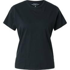 Abercrombie & Fitch Women T-shirts Abercrombie & Fitch Short Sleeve Relaxed T-Shirt Black