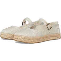 Dame - Naturfarvet Ballerinasko Toms Carolina Mary Jane - Cream