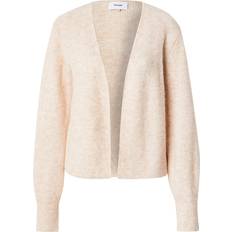 Nümph Tøj Nümph Nuriette Rib Open Cardigan - Beige