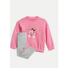 6-9M Tracksuits adidas Disney Minnie Mouse Jogging Strap - Grå/Pitaya/Rød/Hvid