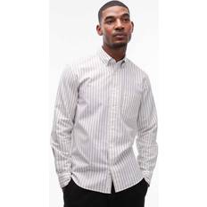 Arket Shirts Arket Oxford Shirt - White/Green Stripes