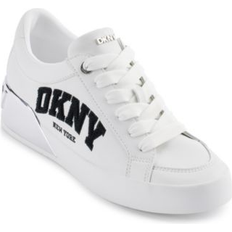 Maben Läder Sneakers Hud Karta Nyckelband - Vit