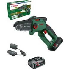 Bosch EASYCHAIN 18V-15-7 P4A 18V Cordless Brushless Chainsaw 150mm 2 x 2.5ah Li-ion Charger