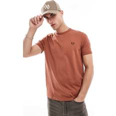 Orange T-shirts Fred Perry Ringer T-Shirt - Cinnamon