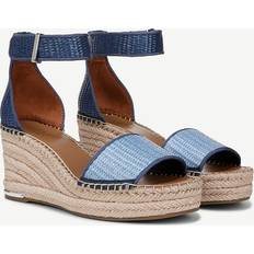 Franco Sarto Heeled Sandals Franco Sarto Women's Clemens Espadrille Wedge Sandals - Denim Blue Raffia