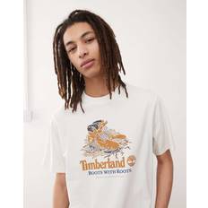 Timberland Boots With Roots Graphic T-Shirt - White