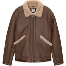 Pull&Bear Overtøj Pull&Bear Brun Jakke I Imiteret Læder - Brun