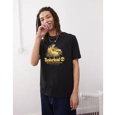 Timberland Boots With Roots Graphic T-Shirt - Black