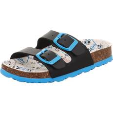 Superfit Pantoffeln Superfit Fussbettpantoffel Hausschuh - Blau/Mehrfarbig