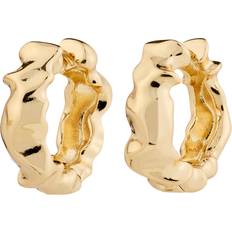 Pilgrim Elliot Earrings Goldplated Dam Creoler - Guld