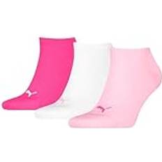 Puma Rosa Strumpor Puma 3-Pack Sneaker Socks - Pink/White