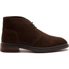 Thomas Crick Santiago Suede Chukka Ankle Lace-up Leather Boots - Brown