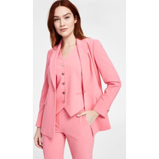 Women Blazers Anne Klein Women's One-Button Peak-Lapel Blazer - Pink