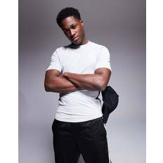 River Island Muscle Fit T-Shirt - Light Grey