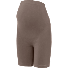 Mamalicious Maternity Leggings Kort Tia Jeanna - Choko