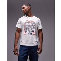 Levi's Tops Levi's Archive Logo Print Relaxed Fit T-Shirt - Off White