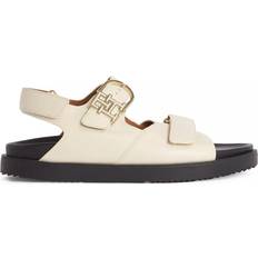 Tommy Hilfiger Sandaler Tommy Hilfiger TH Monogram Leather Cleat Sandals - Sand