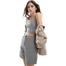 Levi's Tank Tops Levi's Denim Checked Cami Top Co-Ord - Black