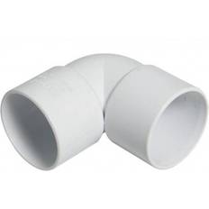 White Solvent Weld 90° Waste Pipe Bend Dia32mm