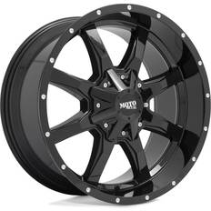 Moto Metal Moto Metal MO970 Gloss Black with Milled Lip Wheel with Aluminum 17 8. inches /5 127 mm, Offset