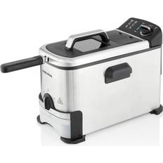 Deep Fryers - Dishwasher-safe Morphy Richards Filter Pro Stainless Steel 3L Deep Fat Fryer