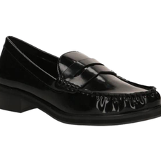Topshop Carter Loafers Med Rynkade Detaljer - Svart