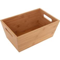 5Five Bambuskurv Til Opbevaring 20cm x 30cm x 13cm Kurv 30cm