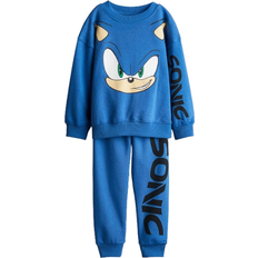 H&M Printed Sweatshirt Set - Blue