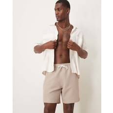 Abercrombie & Fitch Badkläder Abercrombie & Fitch Ljusbruna Badshorts Med Dragsko 7 Tum Benlängd