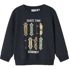 Orange Sweatshirts Børnetøj Name It NMMVALEXANDER Sweatshirt - Navy