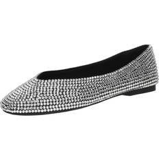 Silver Ballerinaskor Steve Madden Ballerina Darts-R - Silver