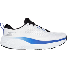Skechers Women's GO RUN Supersonic Max Sneaker Wht/Black/Blue Textile/Synthetic Vegan Machine Washable