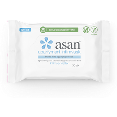 Intimpleie Asan Såpefrie Uparfyrmerte Intimate Wipes 30 stk 30-pack