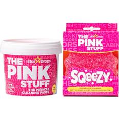 Stardrops The Pink Stuff Miracle Cleaning Paste - Sqeezy Scrubber Sponge Bundle