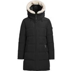 khujo Faltd Teddy Parka - Svart