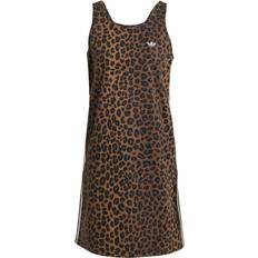 Brown - Women Dresses adidas Originals Dress - Leopard Print