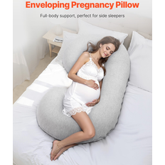 Coussins de Grossesse et d'Allaitement VEVOR Coussin De Grossesse Oreiller Maternité Forme C
