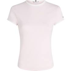 Tommy Hilfiger Pink T-shirts Tommy Hilfiger Logo Embroidery Slim T-Shirt