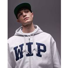 Carhartt WIP Hættetrøje Med Lynlås - Grå