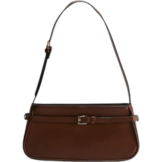 H&M Dame Beige Skuldertaske med bæltedetalje