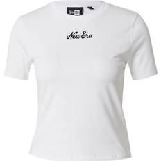 New Era Överdelar New Era Ne Slim Tee Whiblk - Valkoinen