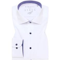 Eterna Slim Fit Performance Shirt - White Plain